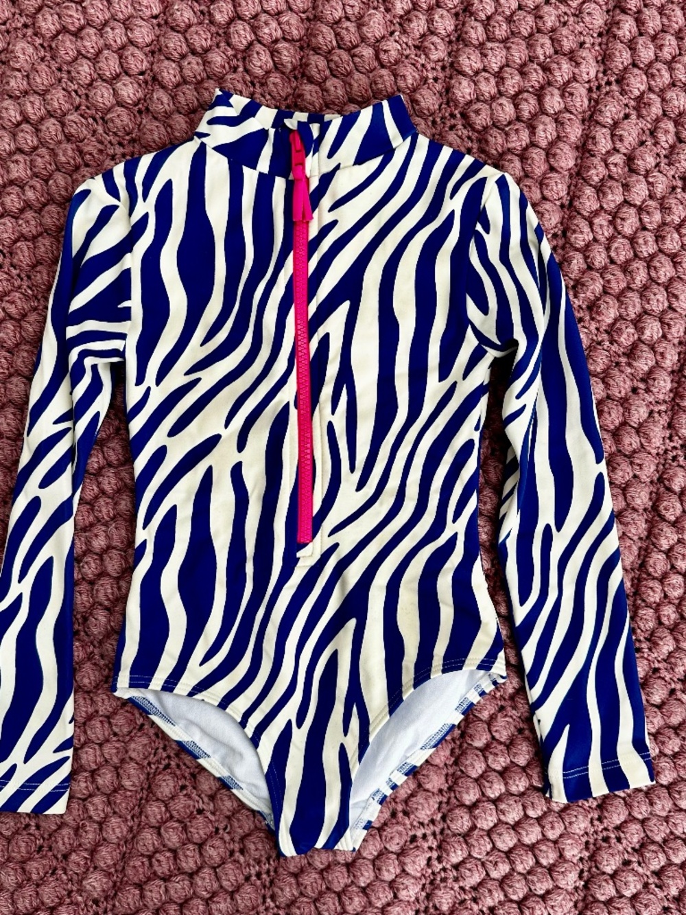 Mini Boden Zebra Swimsuit Size 4